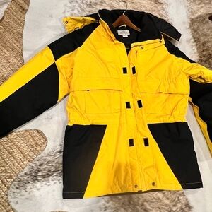 Redhead Insulated Yellow and Black Men’s Hooded Jacket l M